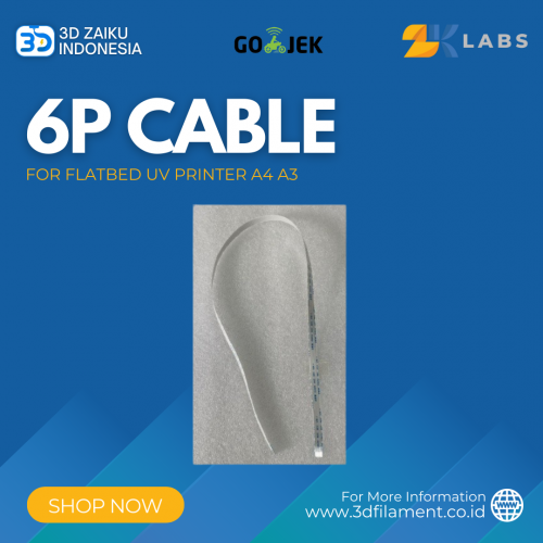 ZKLabs 6P Cable Replacement for Flatbed UV Printer A4 A3